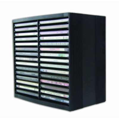 Fellowes 9823102 Rangement pour CD Noir