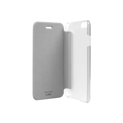 SBS Bookyoung TEBOOKYOUNGIP647A - Flip cover voor mobiele telefoon - polyurethaan, PVC - transparant, lichtblauw - voor Apple iPhone 6, 6s