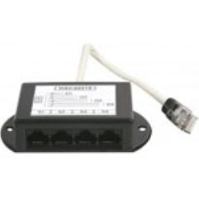 Répartiteur téléphonique rj45 vers 4 prises rj45 - 0,20 m - cablé 4-5