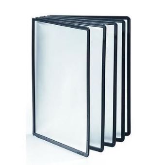 Durable Pochette transparente avec cadre plastique - pour format
