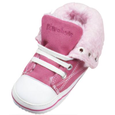 baskets bébé rose taille 16