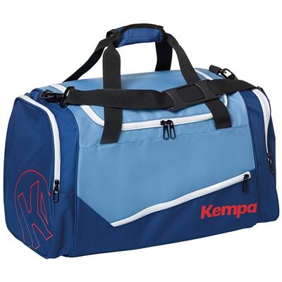 Kempa Ebbe & Flut Sporttasche, Sacs bandoulière mixte adulte, Multicolore (Dove Blau/Ocean Blau), 27x56x32 cm (B x H T)