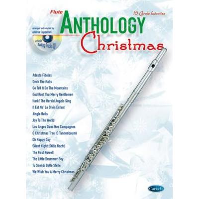 Partitions classique CARISCH CAPPELLARI A. - ANTHOLOGY CHRISTMAS + CD - FLUTE Flûte traversière