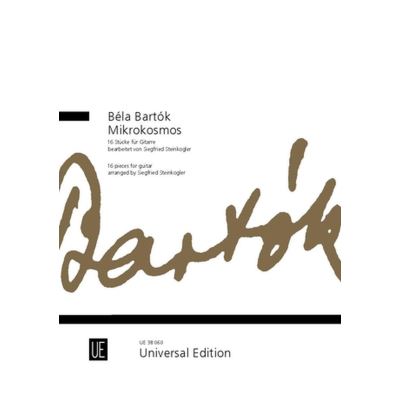 Bartok Bela - Mikrokosmos (16 pièces arrangées par Siegfried Steinkogler) --- Guitare