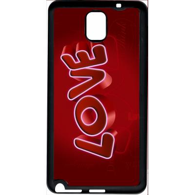 Coque samsung note 3 motif love 3d