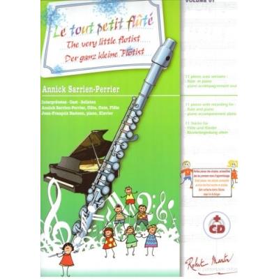 Partitions classique ROBERT MARTIN SARRIEN PERRIER A. - LE TOUT PETIT FLUTE Flûte traversière
