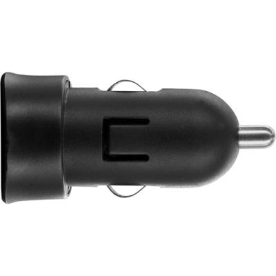 Mini base usb de chargeur allume-cigare de 2a noire bbc