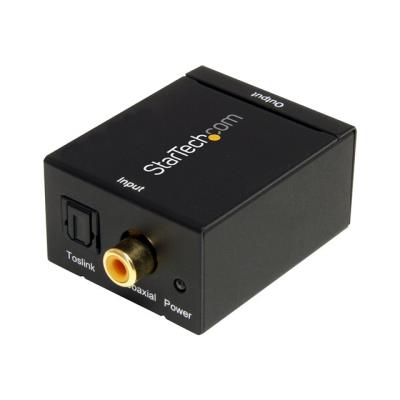 StarTech.com Convertisseur audio coaxial numérique ou Toslink optique SPDIF vers RCA stéréo - convertisseur audio numérique coaxial/optique
