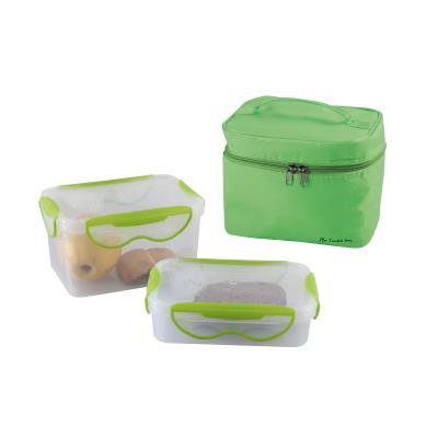 Lunch box 2 boites hermetiques vert sep109v