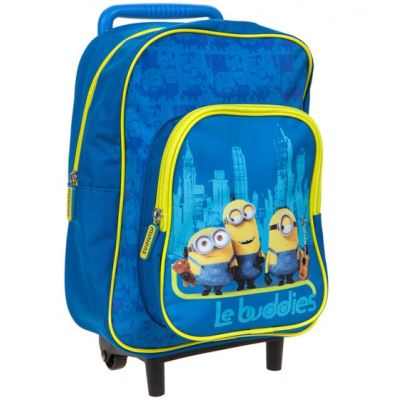 Kamparo trolley Minions 40 cm bleu/jaune