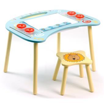 Ensemble De Table A Dessin Et Tabouret Animaux Pour Enfants 82 2