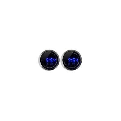 Horloge led t° et date ø30cm orium 11815