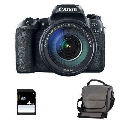 CANON eos 77d + 18-135 is usm + sac + sd 4go