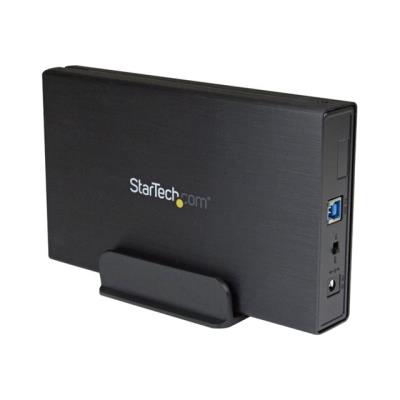 StarTech.com 3,5in zwarte USB 3.0 externe SATA III harde-schijfbehuizing met UASP voor SATA 6 Gbps - draagbare externe HDD - storage enclosure - SATA 6Gb/s - USB 3.0