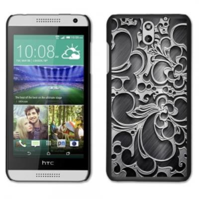 Coque noire pour HTC Desire 610 motifs Arabesques coloris noir