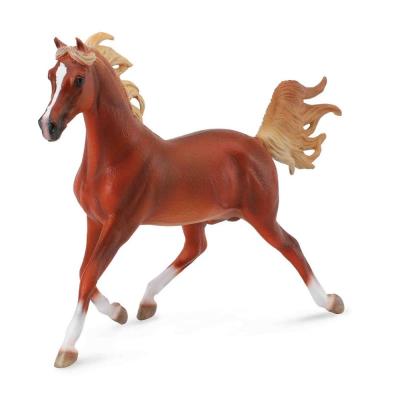 Figurine Cheval : Deluxe 1:12 : Etalon Arabe alezan Figurines Collecta