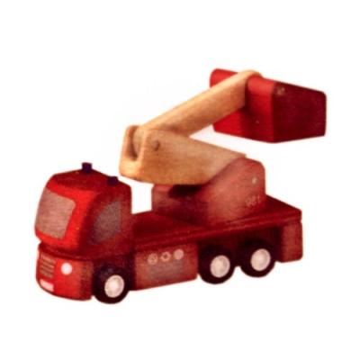 PLANTOYS - PT6234 - JOUET EN BOIS - VÉHICULE - CAMION DE POMPIERS