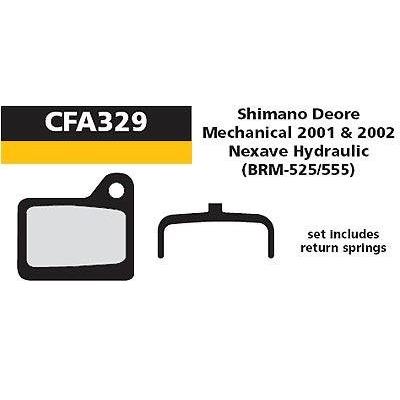Ebc shimano deore mechanical 525-555 plaquette de frein à disque or