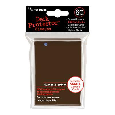 Ultra Pro - 60 pochettes Deck Protectors Solid marron JAP