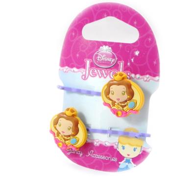 Paire de barrettes 'Princess Jewels' orange lavande