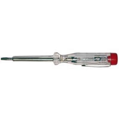 Détecteur de tension pour 120-250 Volts, avec poignée en plastique et clip métallique, Larg. : de la lame : 3,0 mm, Épais. : de la lame 0,5 mm