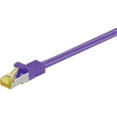 Cat 7 s ftp rj45 purple 0.25m cat 7 pimf tested up to 600mhz microconnect sftp70025p