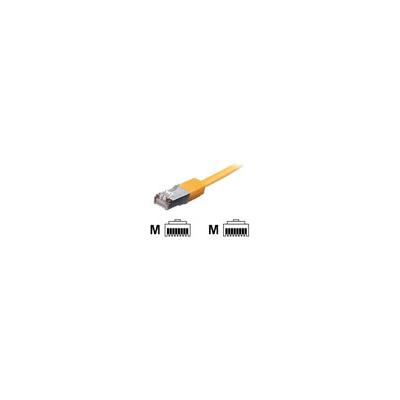Cable - equip - Réseau RJ45 S/FTP C6 0,25m jaune HF