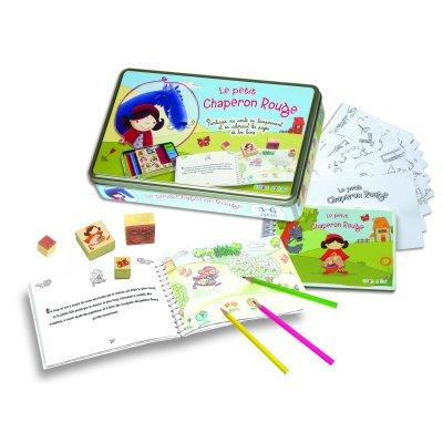 Tampons - Coffret Conte : Le petit chaperon rouge