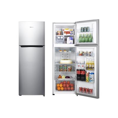 Hisense Rt417N4Dc1 - Réfrigérateur/Congélateur - Congélateur Haut - Pose Libre - Inox