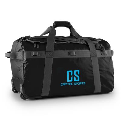 Capital Sports Travel L Sac de sport 90l Sac à dos Trolley imperméable -noir