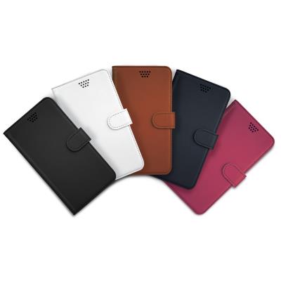 Housse et étui pour téléphone mobile Temium ETUI FOLIO BLANC UNIVERSEL 4'' ou moins