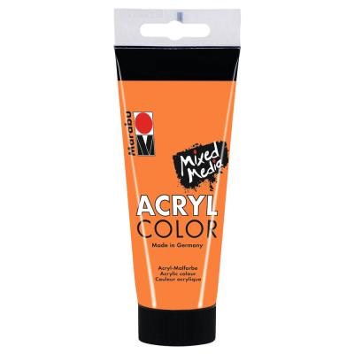 Marabu - Tube AcryColor Couleur Orange - 100ml