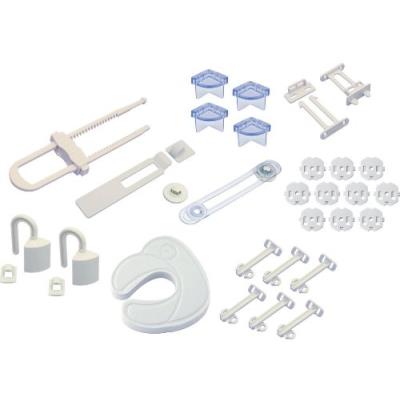 Olympia kit d'articles de sécurité d'enfant comprenant 28 pièces blanc