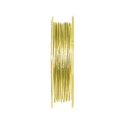 DTM LOISIRS CRÉATIFS - 268321 - BIJOU ET COSMÉTIQUE - FIL CÂBLE - MÉTAL - OR 5 M