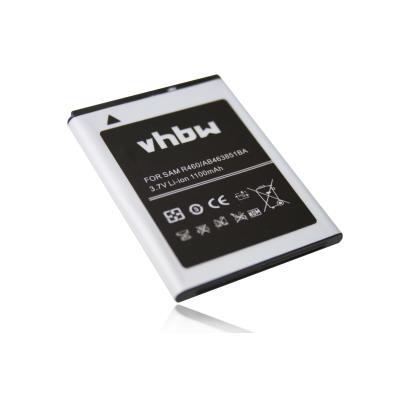 vhbw Batterie 1100mAh pour smartphone Samsung Rant SPH-M540, Sunburst SGH-A697 remplace AB463851BA, AB463851BABSTD, EB424255VA, EB424255VU