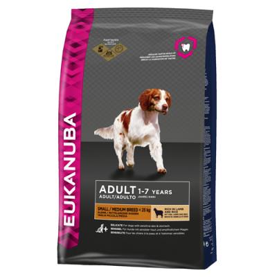 Eukanuba - Croquettes à l'Agneau et Riz pour Chien Adulte Sensible - 12Kg
