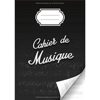 Cahiers de musique avec couverture rigide cuir. Petit et grand format.
