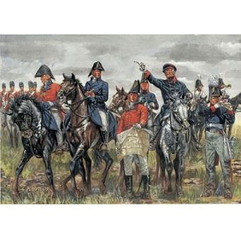 Etat Major Britannique et Prussien Italeri - 1