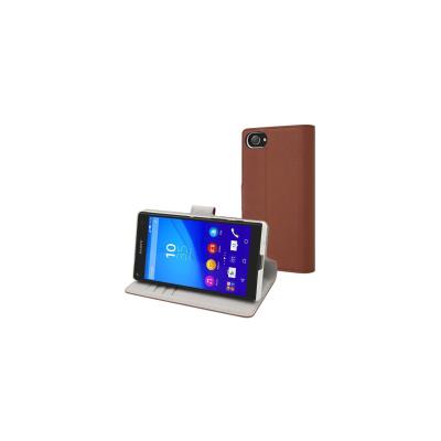 Muvit MFX Camel Wallet Folio flip cover voor mobiele telefoon