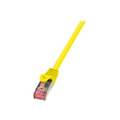 LogiLink PrimeLine - verbindingskabel - 25 cm - geel