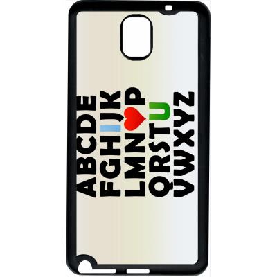 Coque samsung note 3 abecedaire i love u
