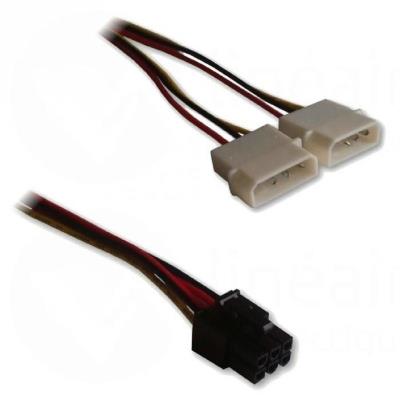 Lineaire netspanningsadapter - 15 cm