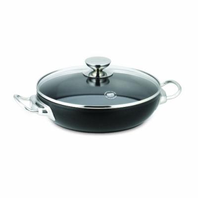 BERNDES 021267 BALANCE INDUCTION SAUTEUSE EN ALUMINIUM ANTI-ADHÉSIF COUVERCLE EN VERRE 28 CM, 4,2 L