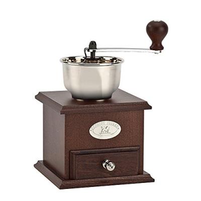 The Peugeot Brésil coffee mill gives you the opportunity to discover all the extraordinary pleasures of freshly-ground coffee from the comfort of your own kitchen.  A magnificent instrument to use with a unique aesthetic to admire. Brésil
