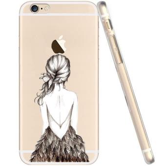 Coque IPhone Transparente Rigide NOVAGO Avec Motif Rosace - Pour IPhone SE/5/6 (neuve)