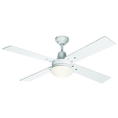 Ventilateur de plafond avec éclairage beacon 210332 airfusion quest ii avec télécommande couleur bla