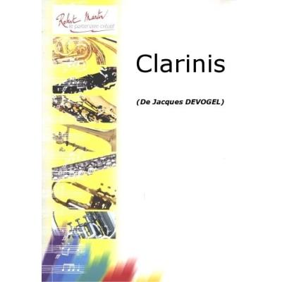 Partitions classique ROBERT MARTIN DEVOGEL J.  -  CLARINIS Clarinette