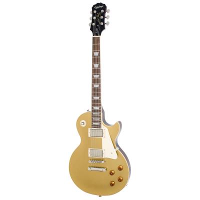 Guitares électriques EPIPHONE LP STANDARD MET. GLD CH HDWE METALLIC GOLD LP