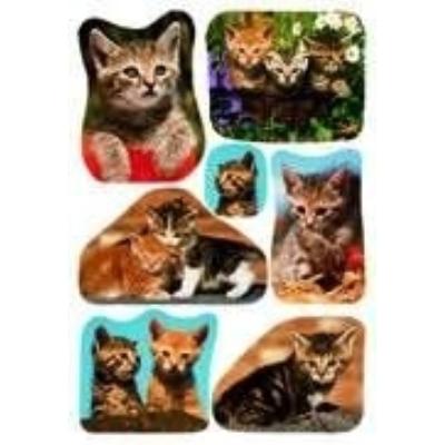 Herma - loisirs créatifs - 3 planches de stickers chatons herma 3527