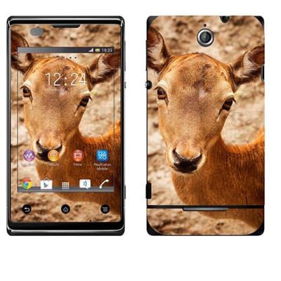 SKIN STICKERS POUR SONY XPERIA E (STICKER : CHEVREUIL SAUVAGE)